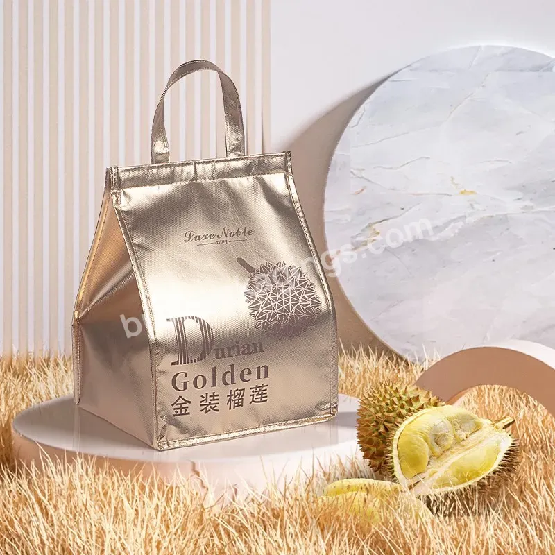 Custom Sewing Handbag Gift Box Custom Packaging Box Aluminum Foil Thickened High-grade Gift Bag Non-woven Fruit Packaging Bag