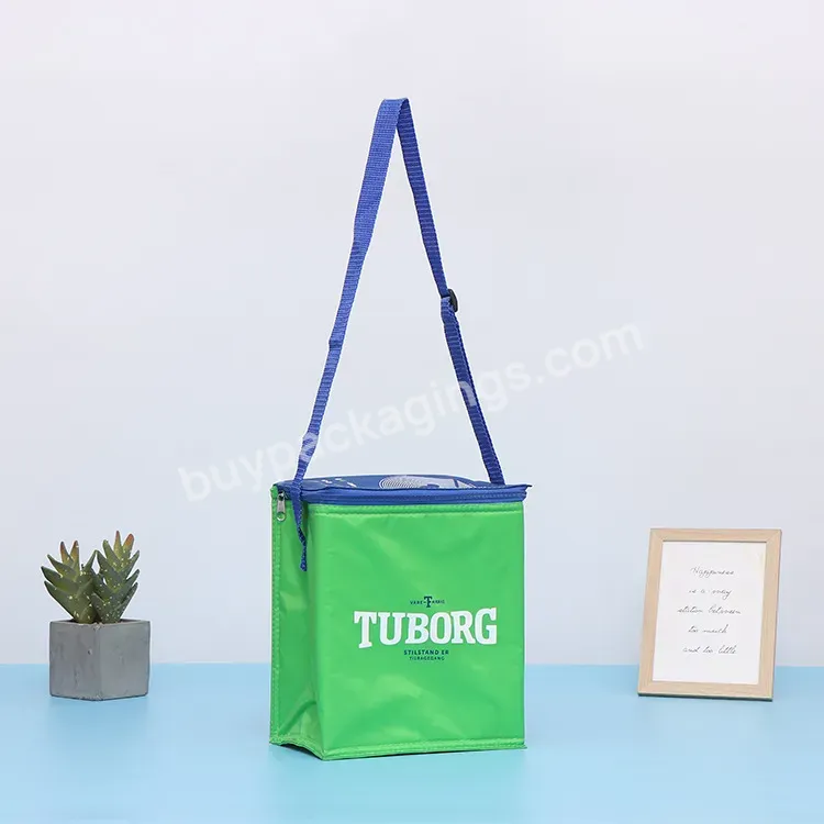 Custom Sewing Handbag Recycle Packaging Box Aluminum Foil Thickened High-grade Gift Non-woven Cooler Packaging Bag