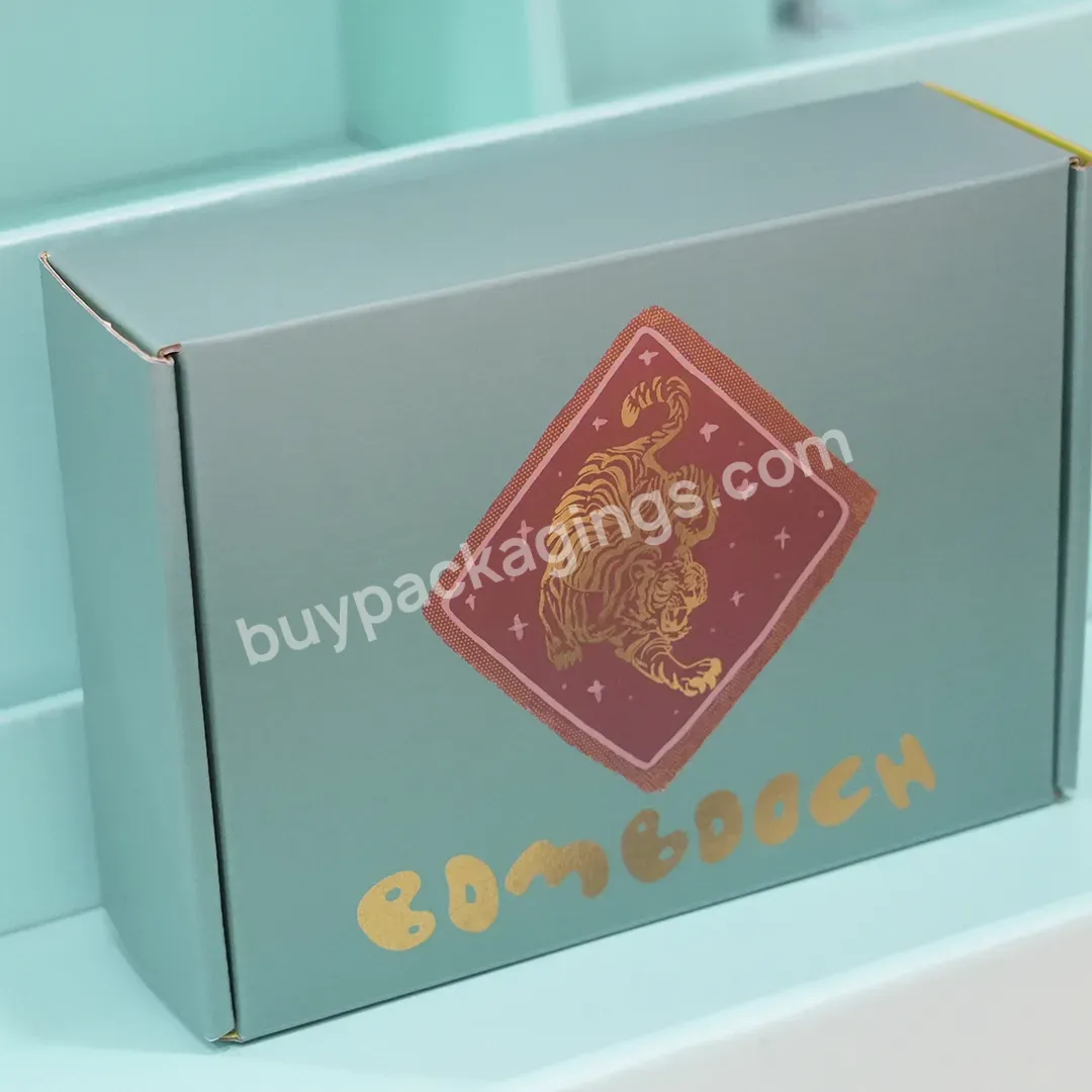 Custom Shipping Packing Box Mailer Cardboard Folding Corrugated Gift Packaging Paper Boxes