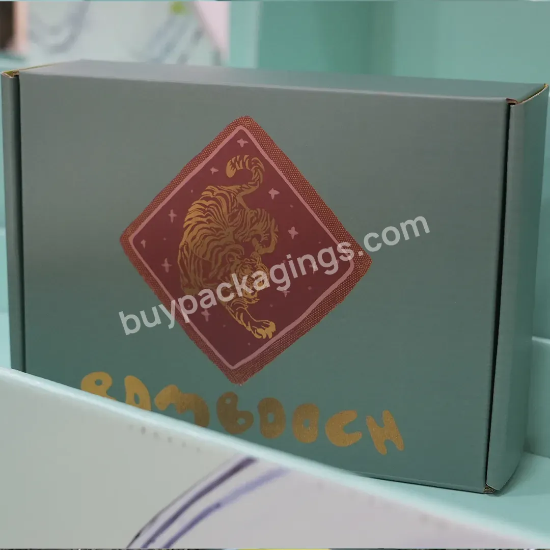 Custom Shipping Packing Box Mailer Cardboard Folding Corrugated Gift Packaging Paper Boxes