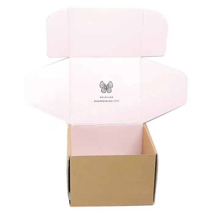 Custom Shipping Paper Corrugated Press On Nail Packaging Box