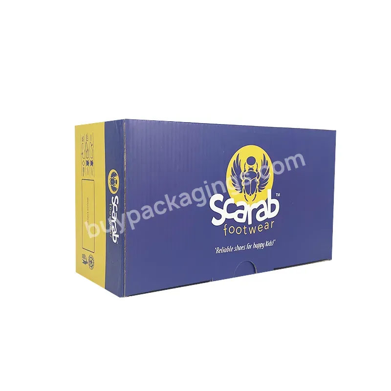 Custom Shoe Strong Box Corrugated Paper Box Shoes Packaging Box With You Own Logo