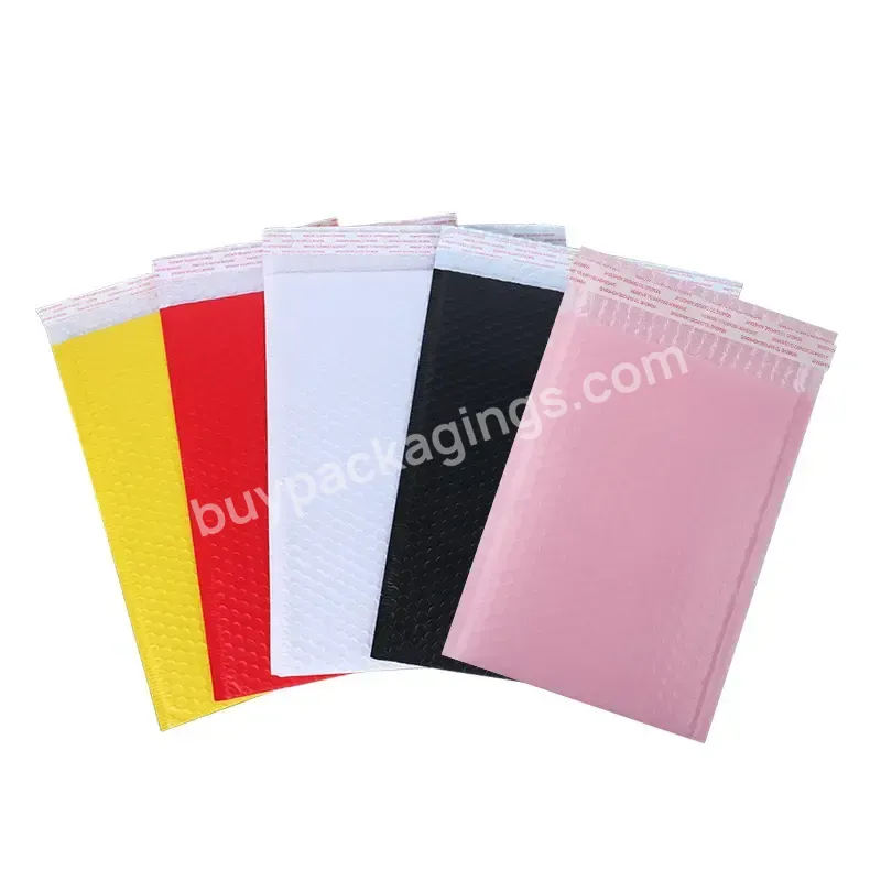 Custom Size Eco Bubble Envelope Compostable Padded Mailing Bags For Clothing Packaging