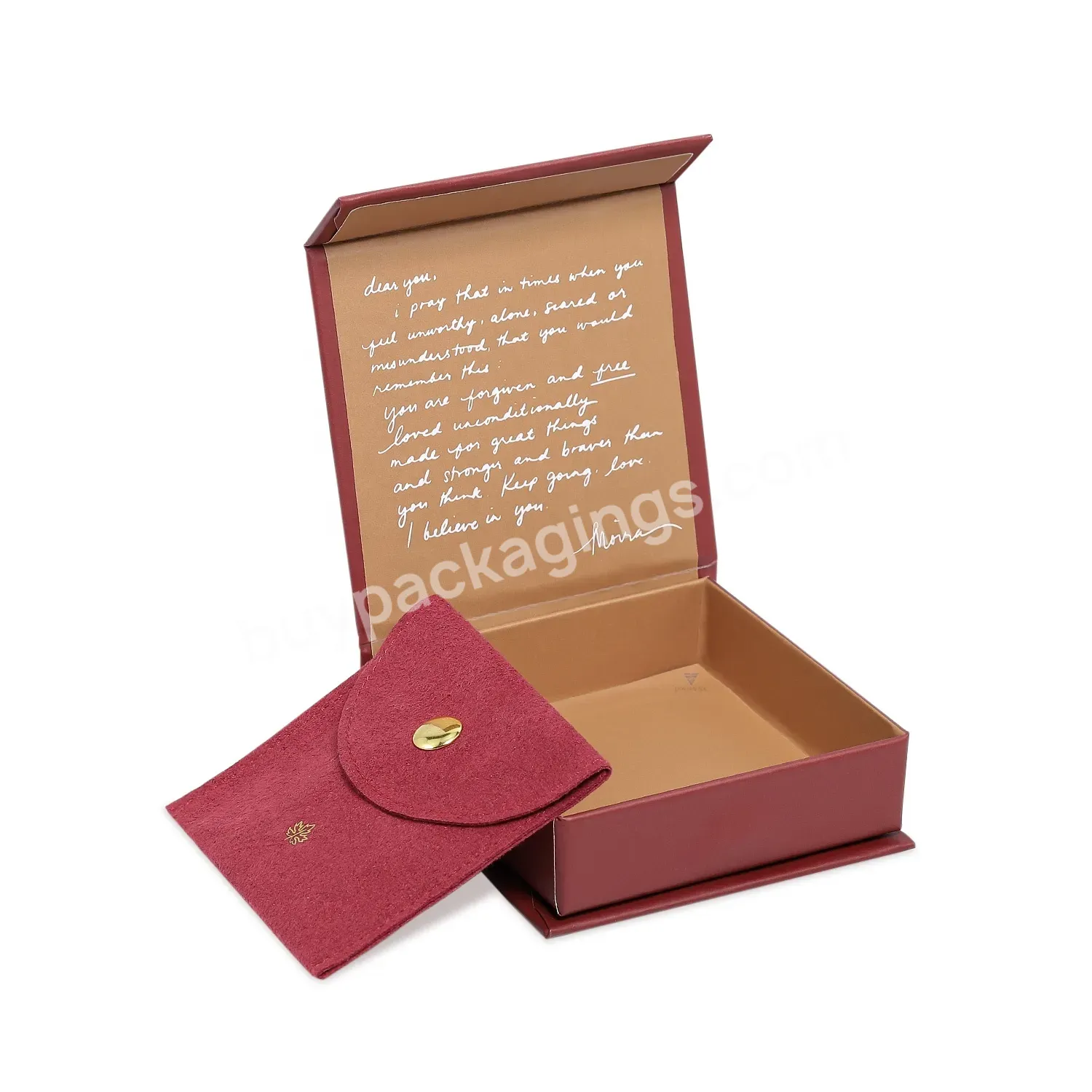 Custom Size Logo Spot Uv Black Book Shape Box For Earring Necklace Jewellery