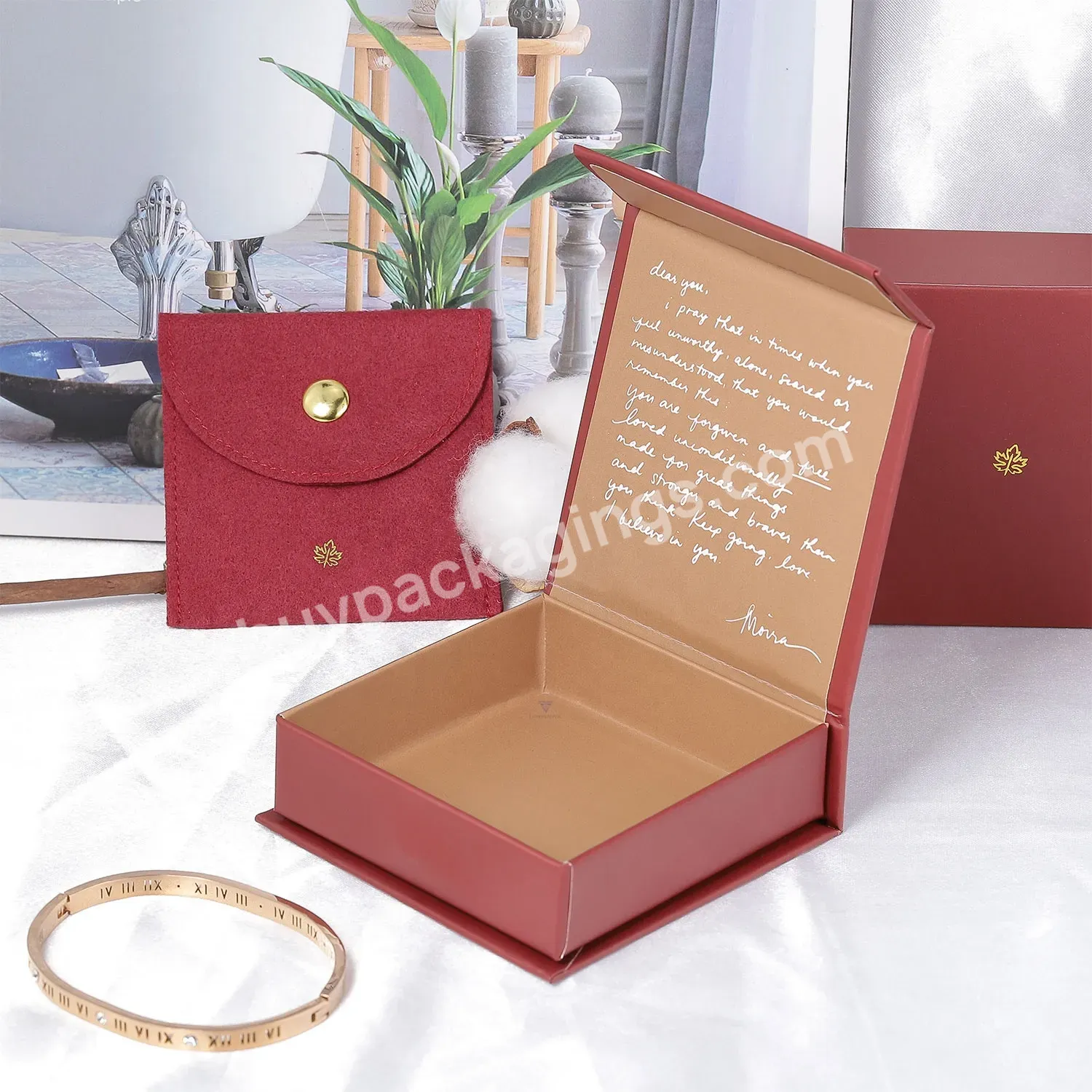 Custom Size Logo Spot Uv Black Book Shape Box For Earring Necklace Jewellery