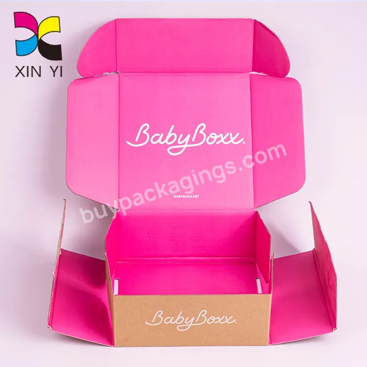 Custom Size Matte 3 Layer Corrugated Box Printing Clothes Boxes