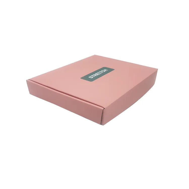 custom size pink packaging with logo postage box