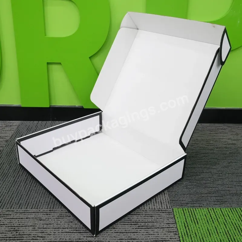 Custom Size Printed Eco Friendly Corrugated Cardboard Gift Cosmetic Mailing Packaging Paper Box
