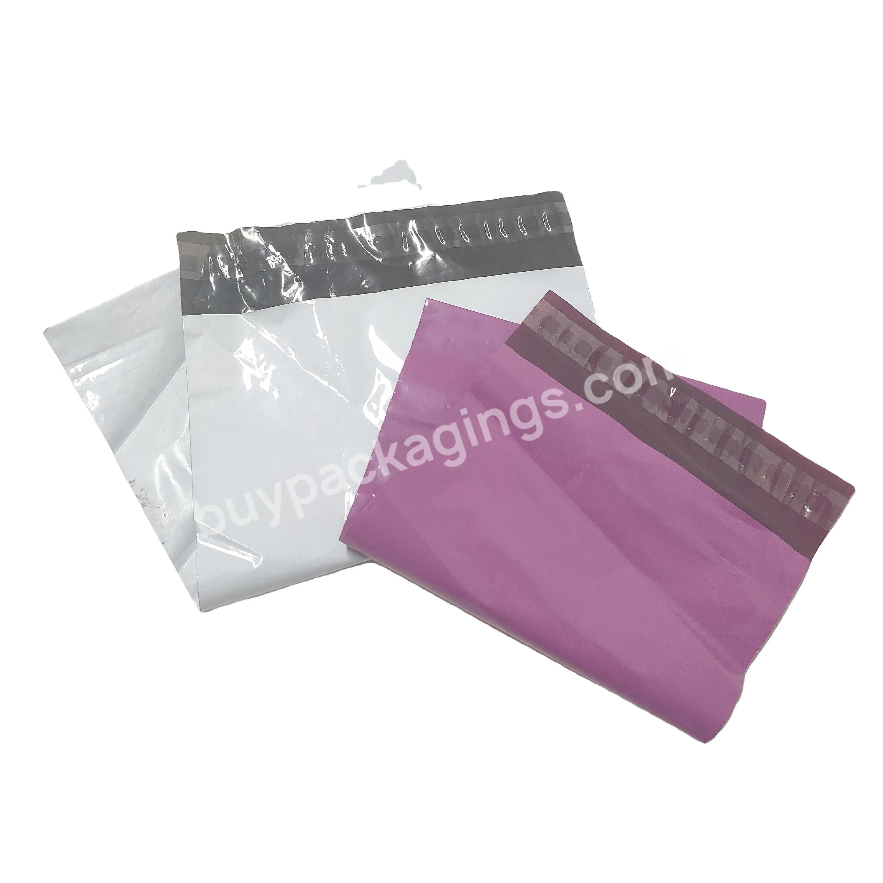 Custom Size Printed Monocolour Eco Friendly Poly Mailer Bag For Shoes