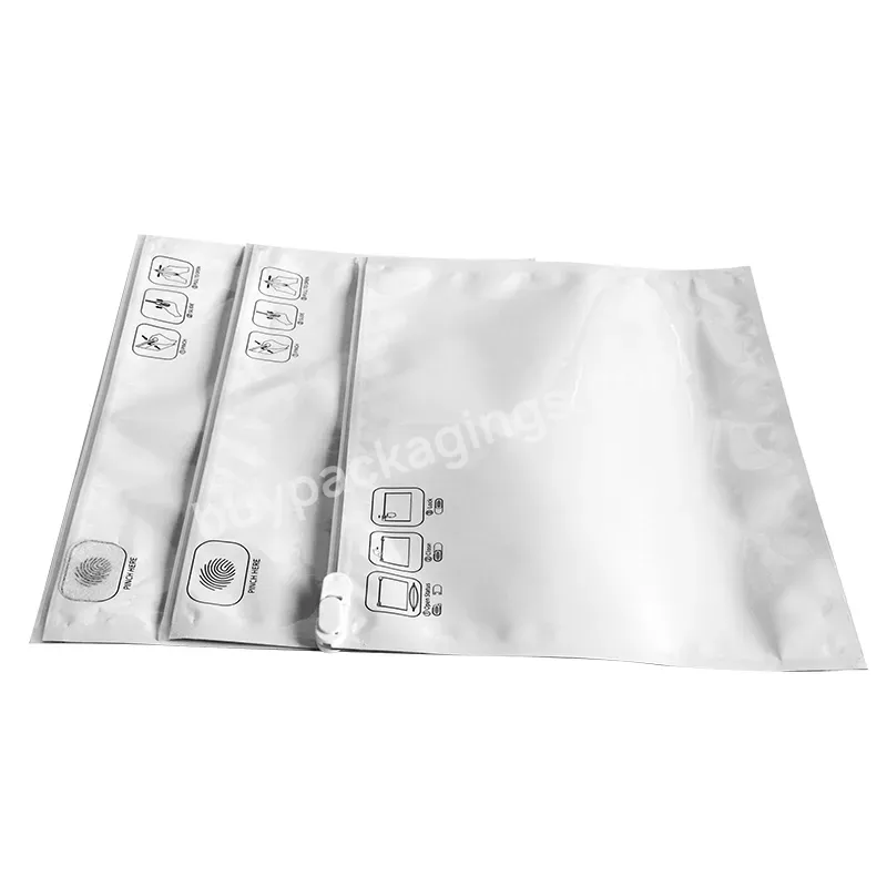 Custom Slide Zipper Storage Bag Custom Printing Resealable Mylar Ziplock Bag Child Proof Resistant Exit Stand Up Packaging Pouch