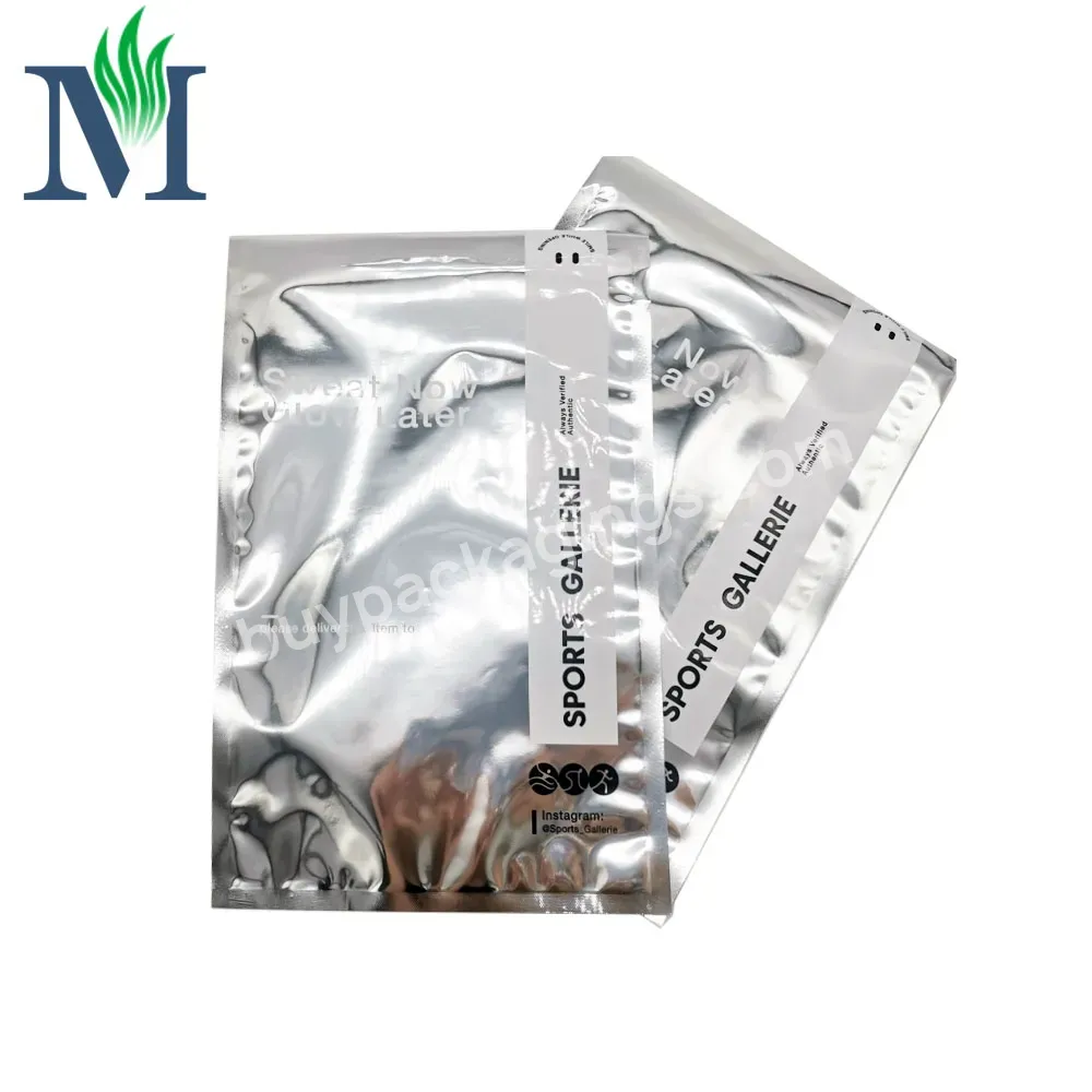 Custom Sliver Mailer Bags Aluminum Poly Shipping Films Strong Self-adhesive Clothing Books Eco-friendly 5 Gallon Mylar Bags