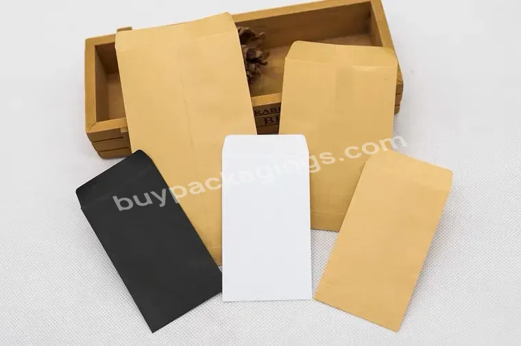 Custom Small Coin Packaging Envelopes Brown Kraft Paper Self-adhesive Mini Parts Envelopes For Coin Seed Stamps 2.25 X 3.50 Inch