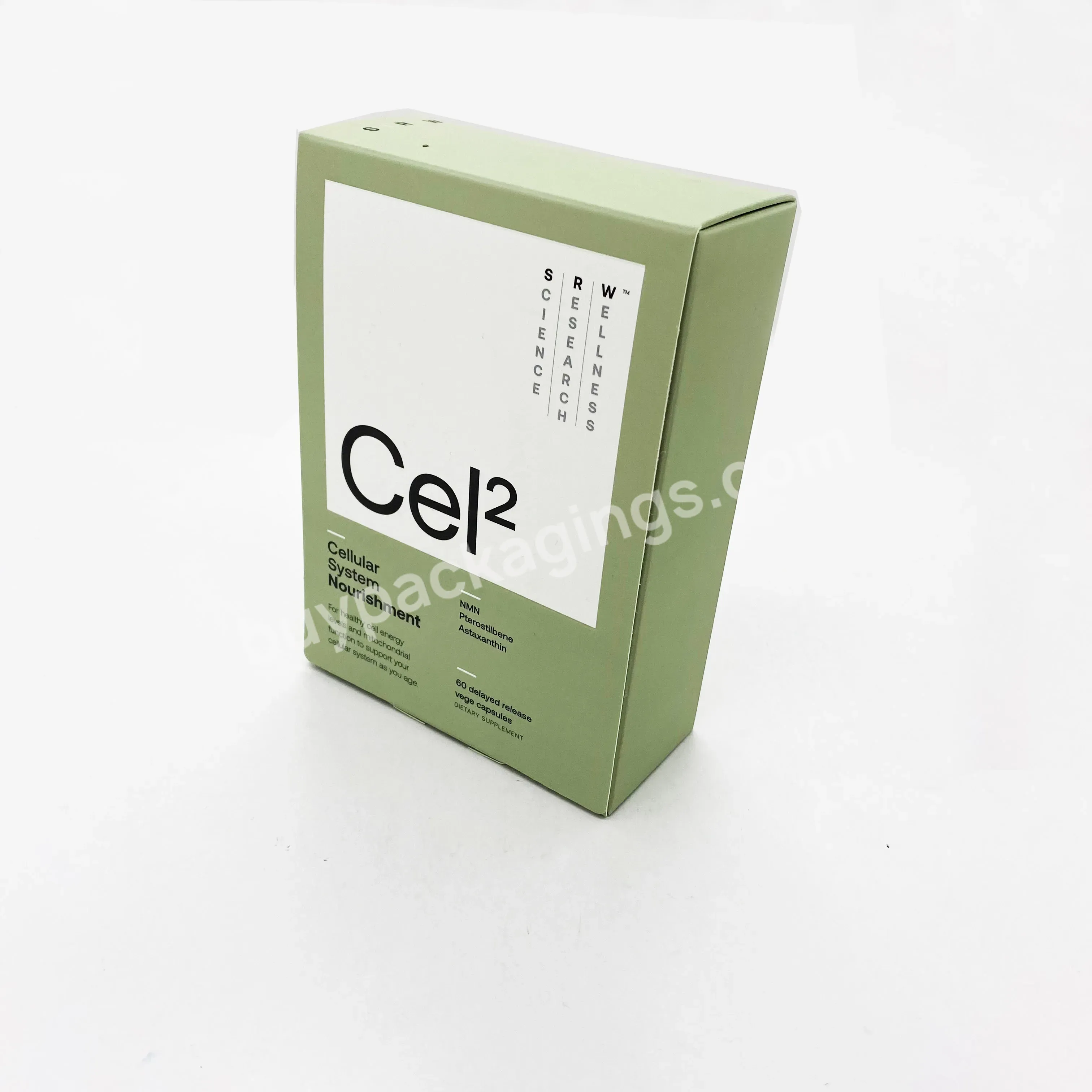 Custom Small Luxury Cosmetic Skincare Products Recycled Color Printing Logo Packaging Paper Box