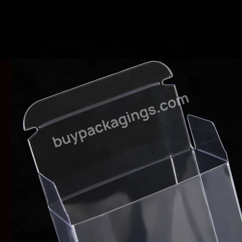 Custom Small Rigid Clear Pvc Pet Pp Plastic Gift Box Packaging