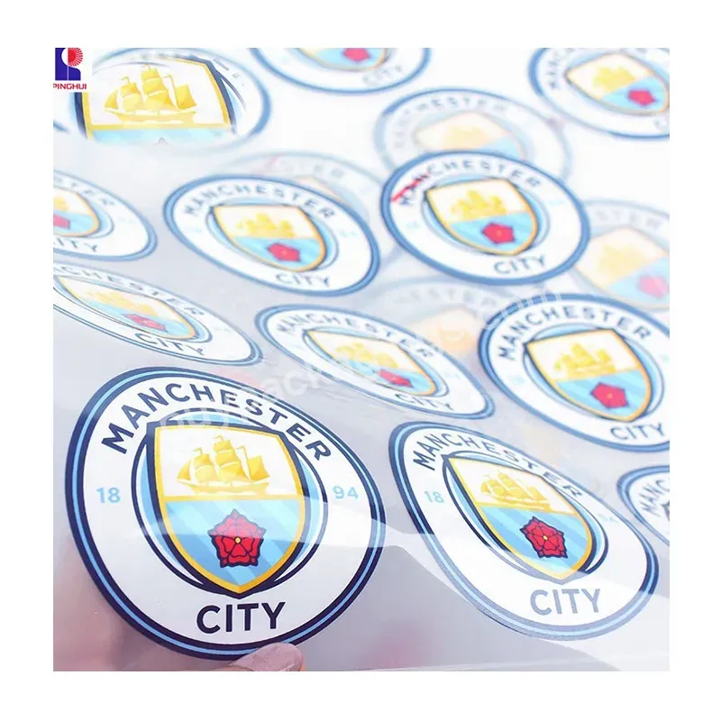 Custom Soccer High Density Rubber Silicone Heat Transfer Stickers Club Logo