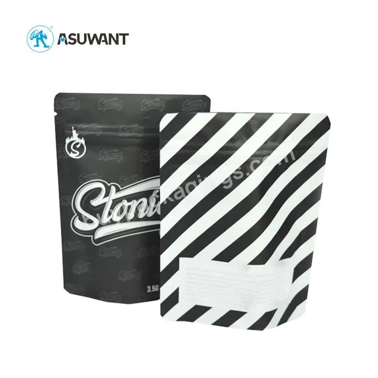 Custom Soft Touch Smell Proof Stand Up Child Resistant Plastic Mylar Bags Jungle Boys Packaging Dispensary Bags