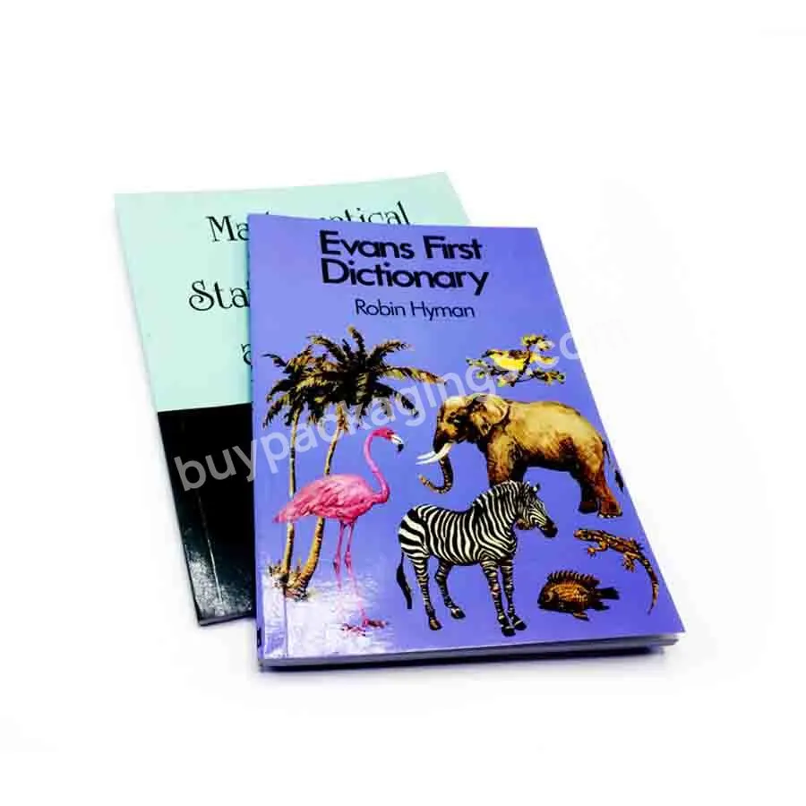 Custom Softcover Text Book Printing Offset Printing OEM School Educational English Textbook