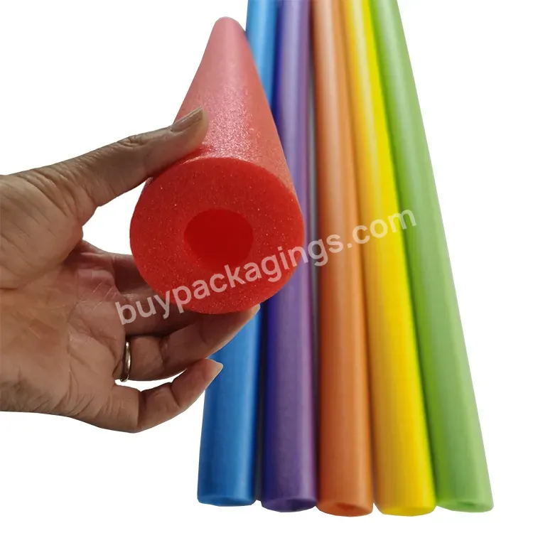 Custom Solid Sponge Float Swimming Pool Safety Colorful Noodles Float Foam Stick