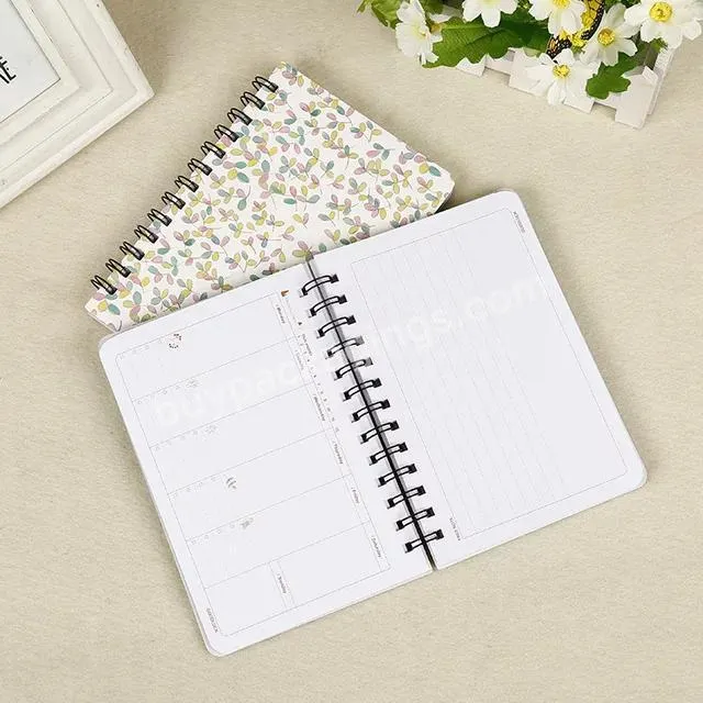 Custom Spiral Notebook Printing Agenda School Supplier Softcover Notebook For Students