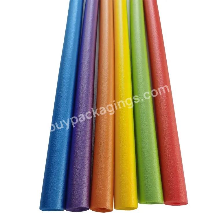 Custom Sponge Foam Tube Sleeve Packaging Insert Protective Hollow Rubber Polyethylene Eva Epe Foam Tubes