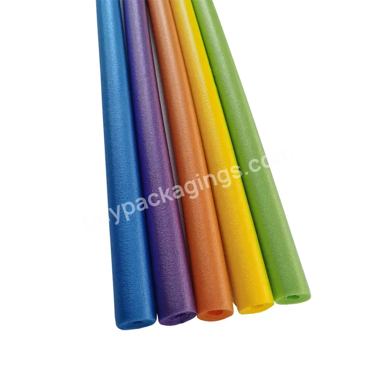 Custom Sponge Foam Tube Sleeve Packaging Insert Protective Hollow Rubber Polyethylene Eva Epe Foam Tubes