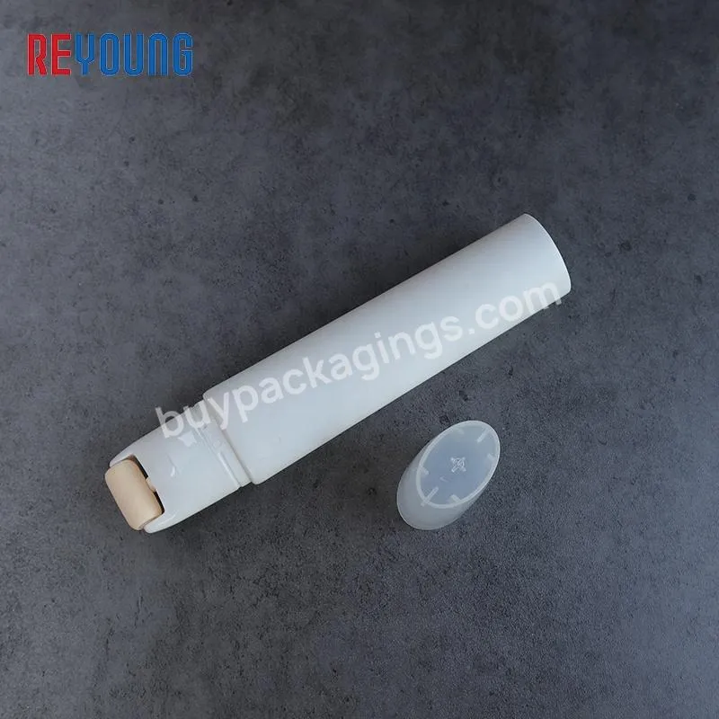 Custom Sponge Roller Applicator PE Tubes Lotion Cosmetic Packaging Squeeze Tubes For Skin Massage