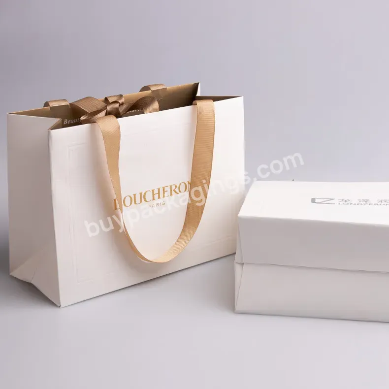 Custom Square Paper Bags Usa Best Sale Luxury Shopping Bag Folding Gift Bag Customisable
