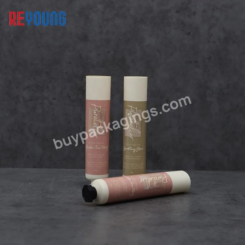 Custom Squeeze Cosmetic Pe Plastic Soft Tubes Packaging With Labeling For Hand Cream Lotion