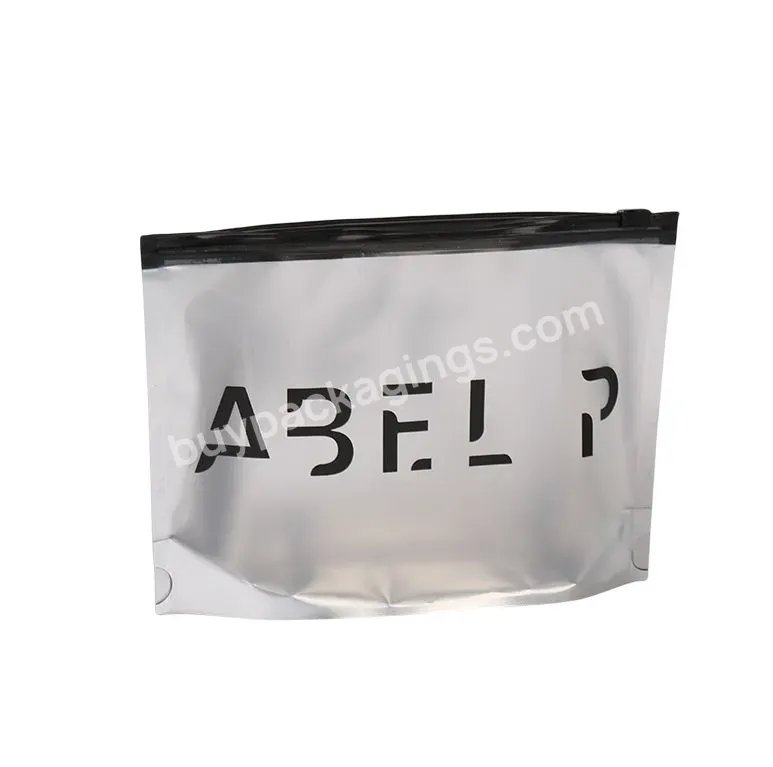 Custom Stand Up Zipper Bag Packing Machine Clothes Packaging Smell Proof Pouch Zipper Mylar Bag