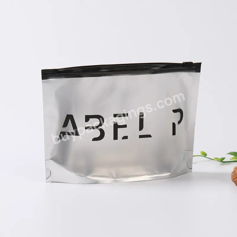 Custom Stand Up Zipper Bag Packing Machine Clothes Packaging Smell Proof Pouch Zipper Mylar Bag