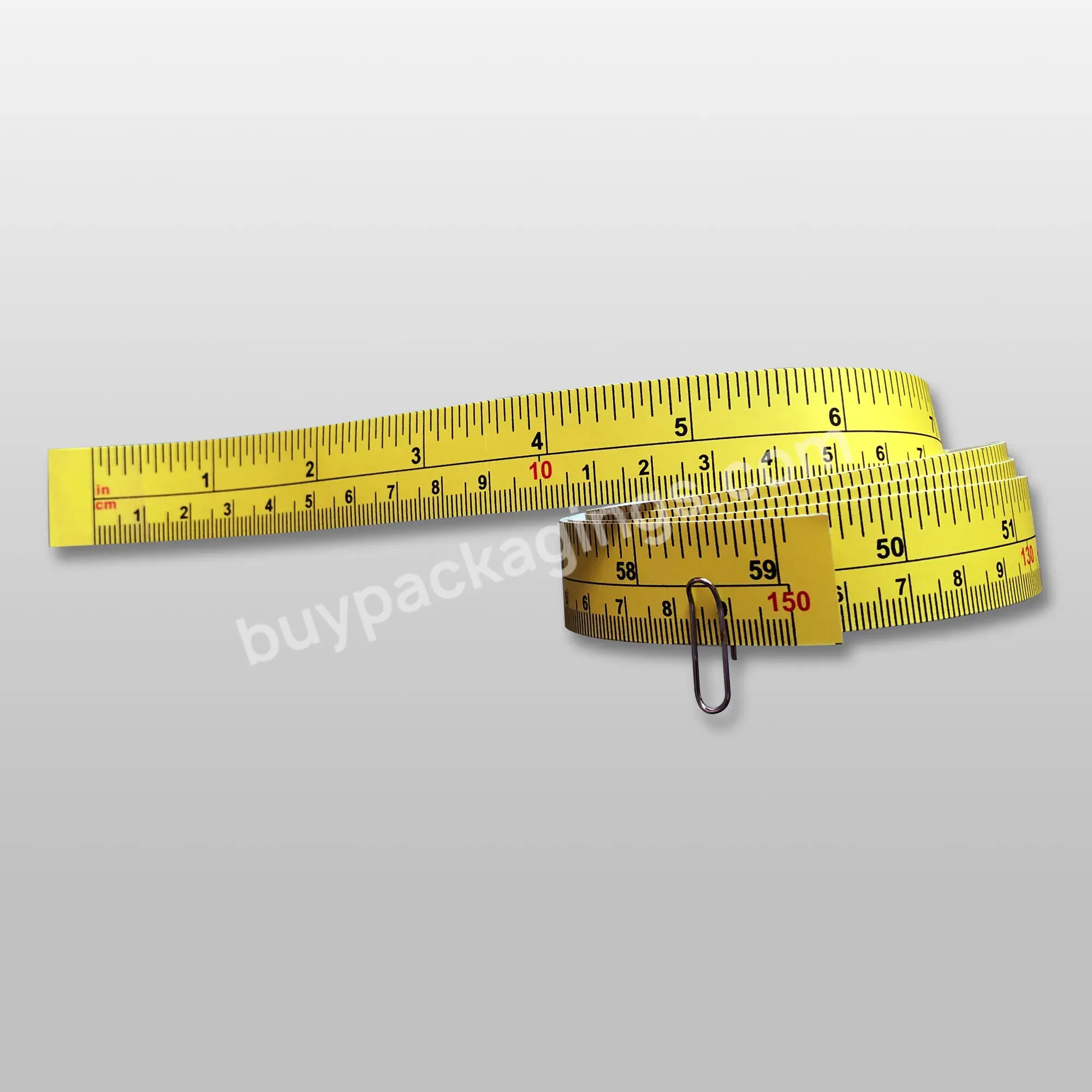 Custom Sticky Scale Cm Inch Self Adhesive Measurement Tape Vinyl Paper Ruler Waterproof 100cm/40inch 150cm/ 59inch