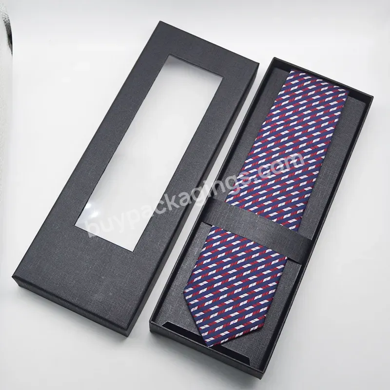 Custom Suit And Tie Gift Packaging Gift Box With Window