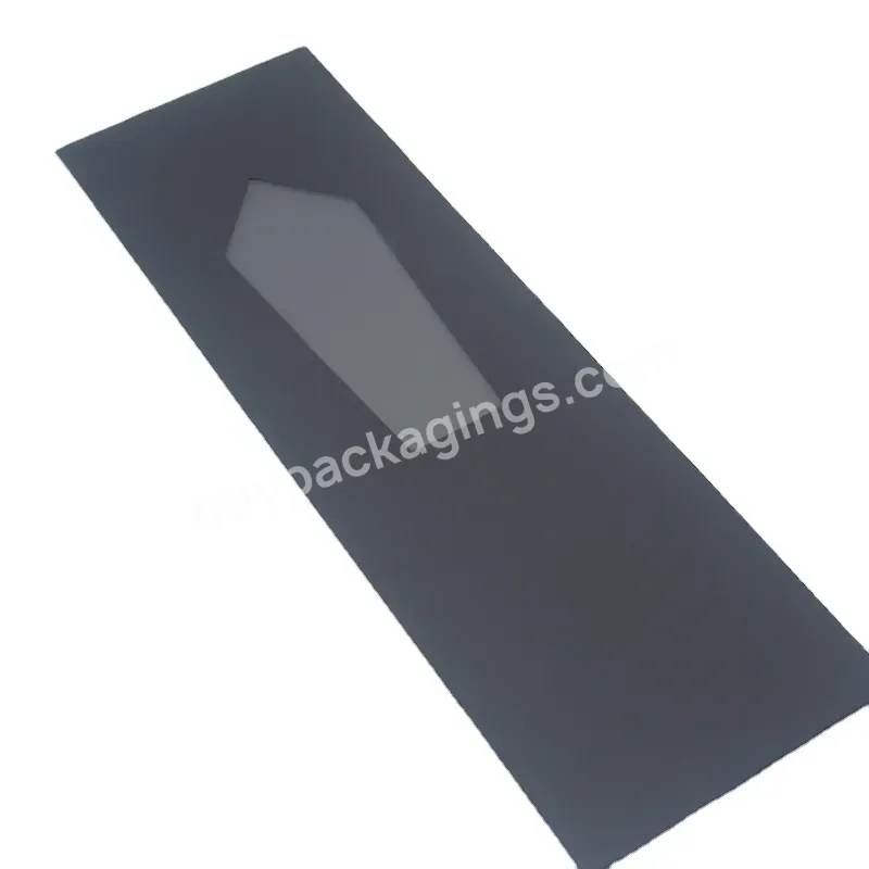 Custom Suit Tie Paper Envelope With Pvc Window Customizable Size And Color With Your Logo