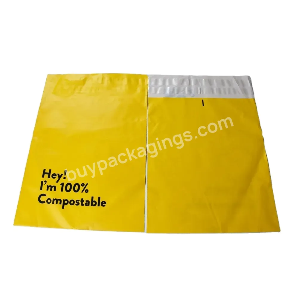 Custom Sustainable Compostable Biodegradable Postal E-commerce Clothing Packaging Mail Mailer Courier Packing Shipping Bags