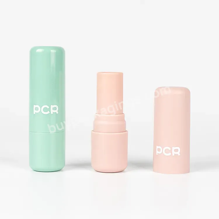 Custom Sustainable New Cosmetic Plastic Pcr Makeup Lip Stick Lipstick Tube Packaging Manufacturer