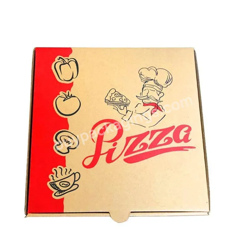 Custom Take Away Pizza Box For Pizza Kraft Paper
