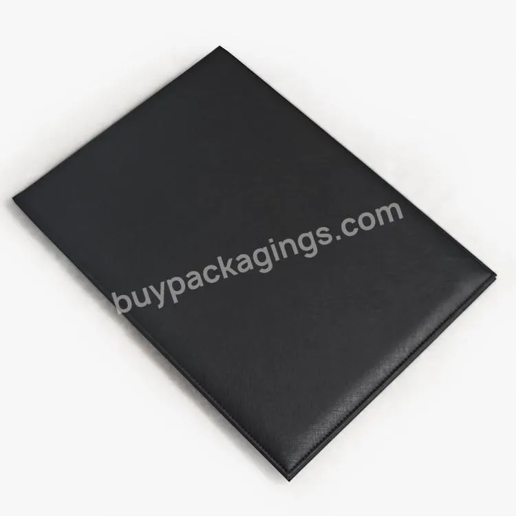 Custom Tent Style Single Satin Corners Certificate Holder,A4 Diploma Document Cover Leather Certificate Holder