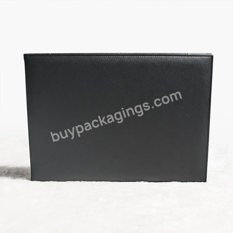 Custom Tent Style Single Satin Corners Certificate Holder,A4 Diploma Document Cover Leather Certificate Holder