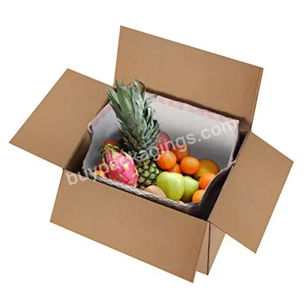 Custom Thermal Insulated Cardboard Food Delivery Box For Frozen Food Packaging