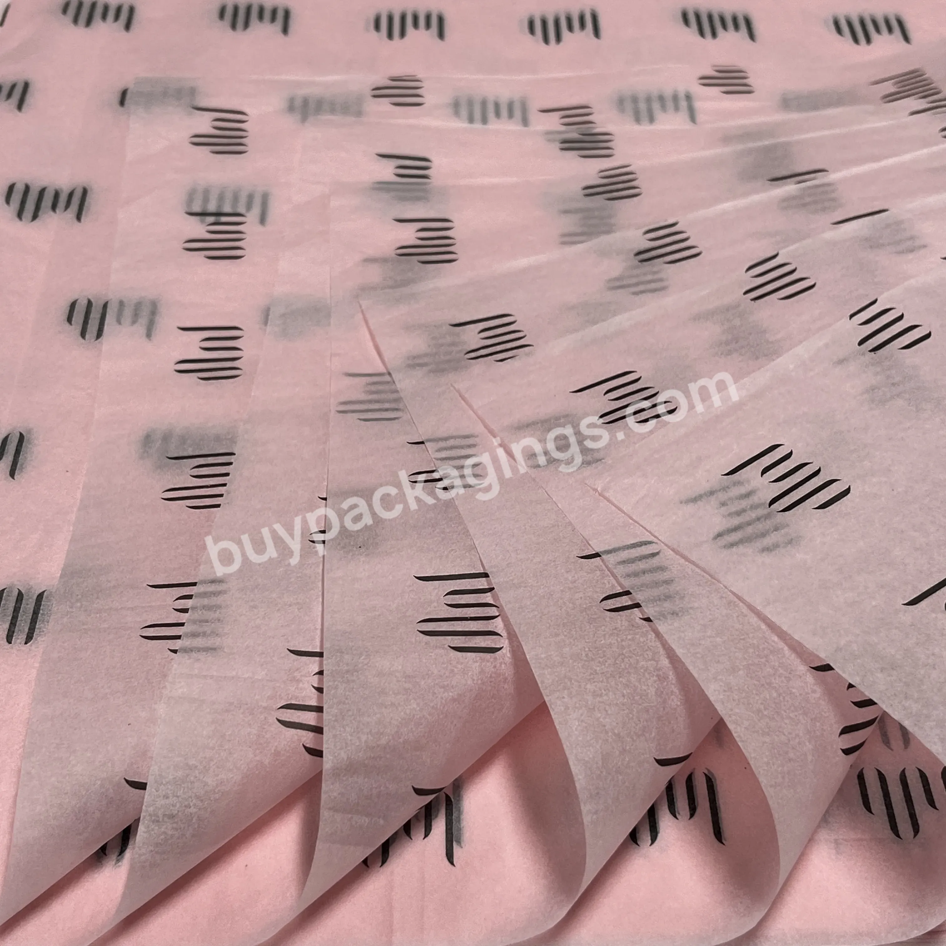 Custom Tissue Paper Printed Brand Logo Packing Wrapping Paper