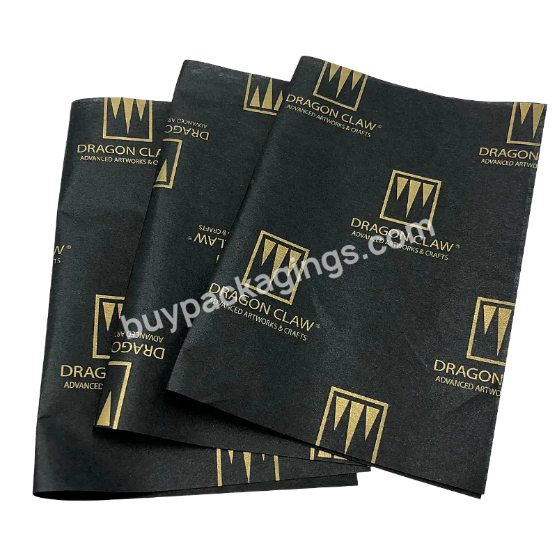 Custom Tissue Roll With Special Custom Jewelry Company Logo On Wrapping Paper