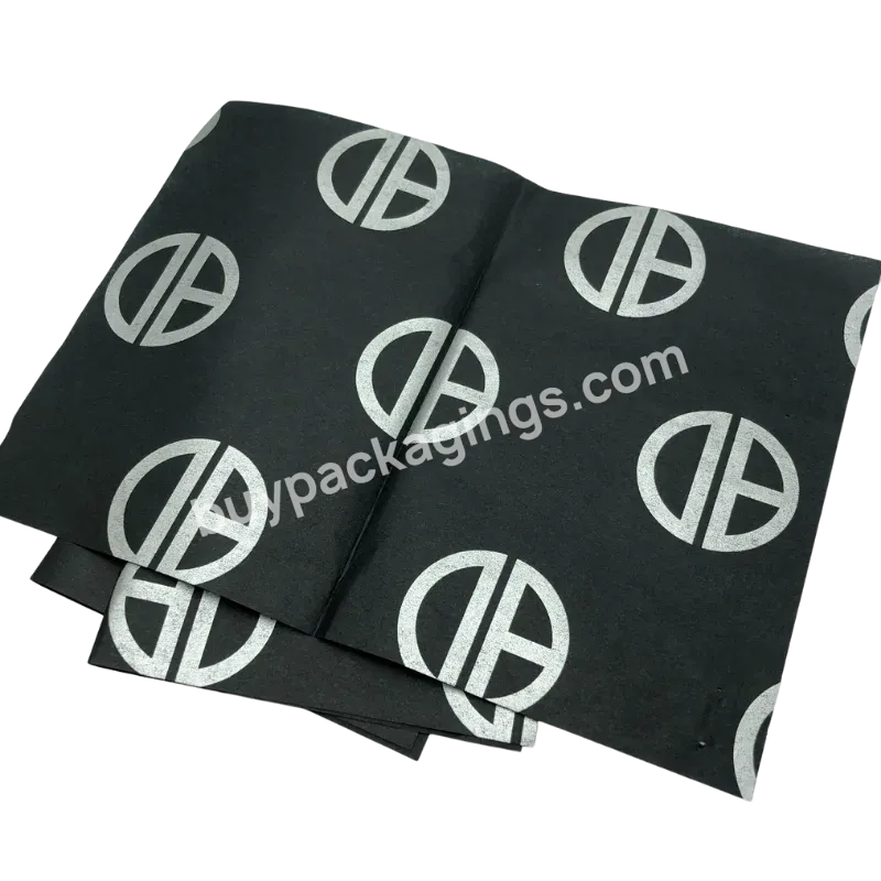 Custom Tissue Roll With Special Custom Jewelry Company Logo On Wrapping Paper