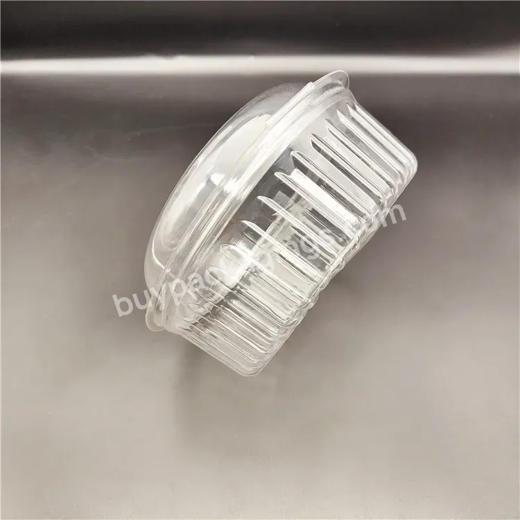 Custom Transparent Pet Box Clamshell Packaging Food Cake Container Plastic Pvc Box