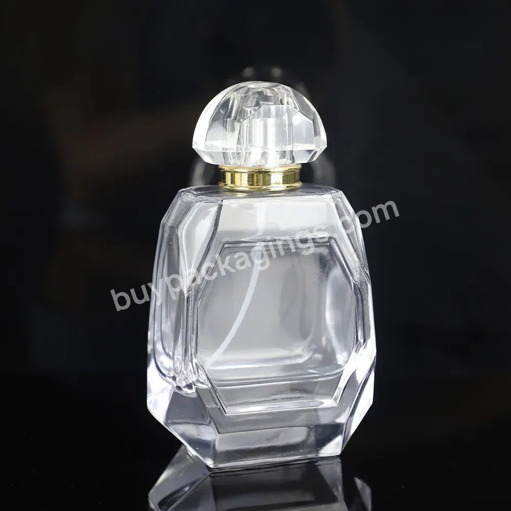 Custom Unique Design Luxury Refillable Empty 30ml 50ml 80ml 100ml Botol Parfum Fragrance Oil Glass Spray Bottles Perfume Bottle