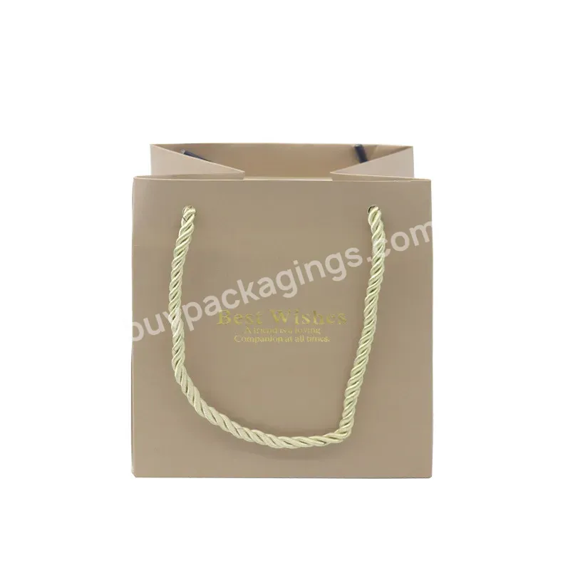 Custom Unique Recyclable Printing Commercial Luxury Shopping Gift Paper Bag