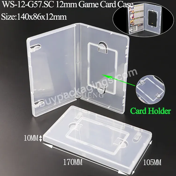 Custom Universal Acrylic Clear Game Card Protector Game Case Accessories Plastic Memory Card Box Storage For Xbox X