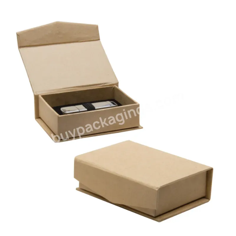 Custom Usb Flash Drive Packaging Box With Logo Printing