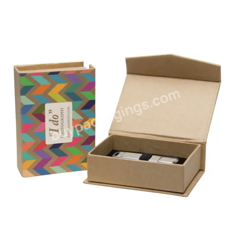 Custom Usb Flash Drive Packaging Box With Logo Printing