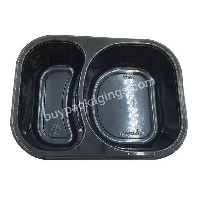 Custom Vacuum Forming Disposable Stackable Plastic Frozen Divided Fresh Sea Food Tray