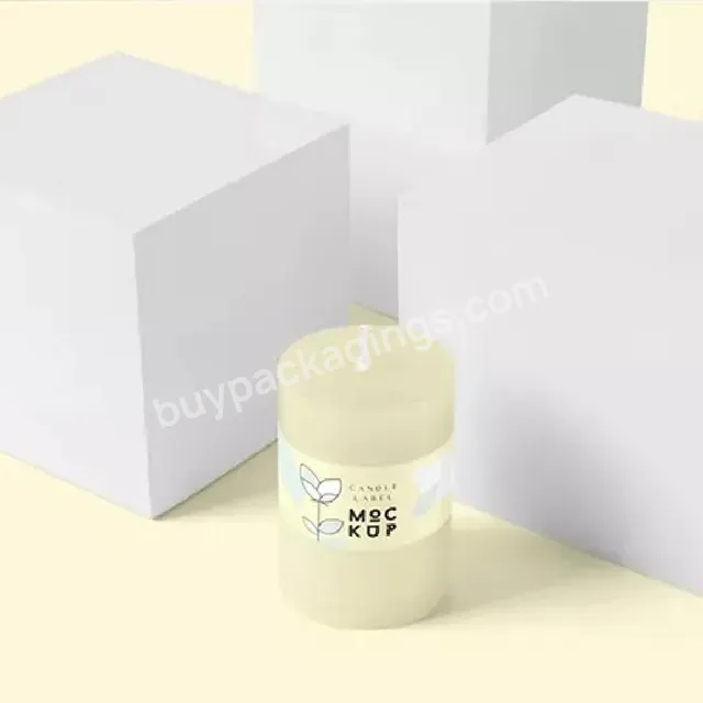 Custom Vinyl Golden Luxury Glass Ceramic Aluminum Candle Jars Adhesive Paper & Film Sealants Stickers Label